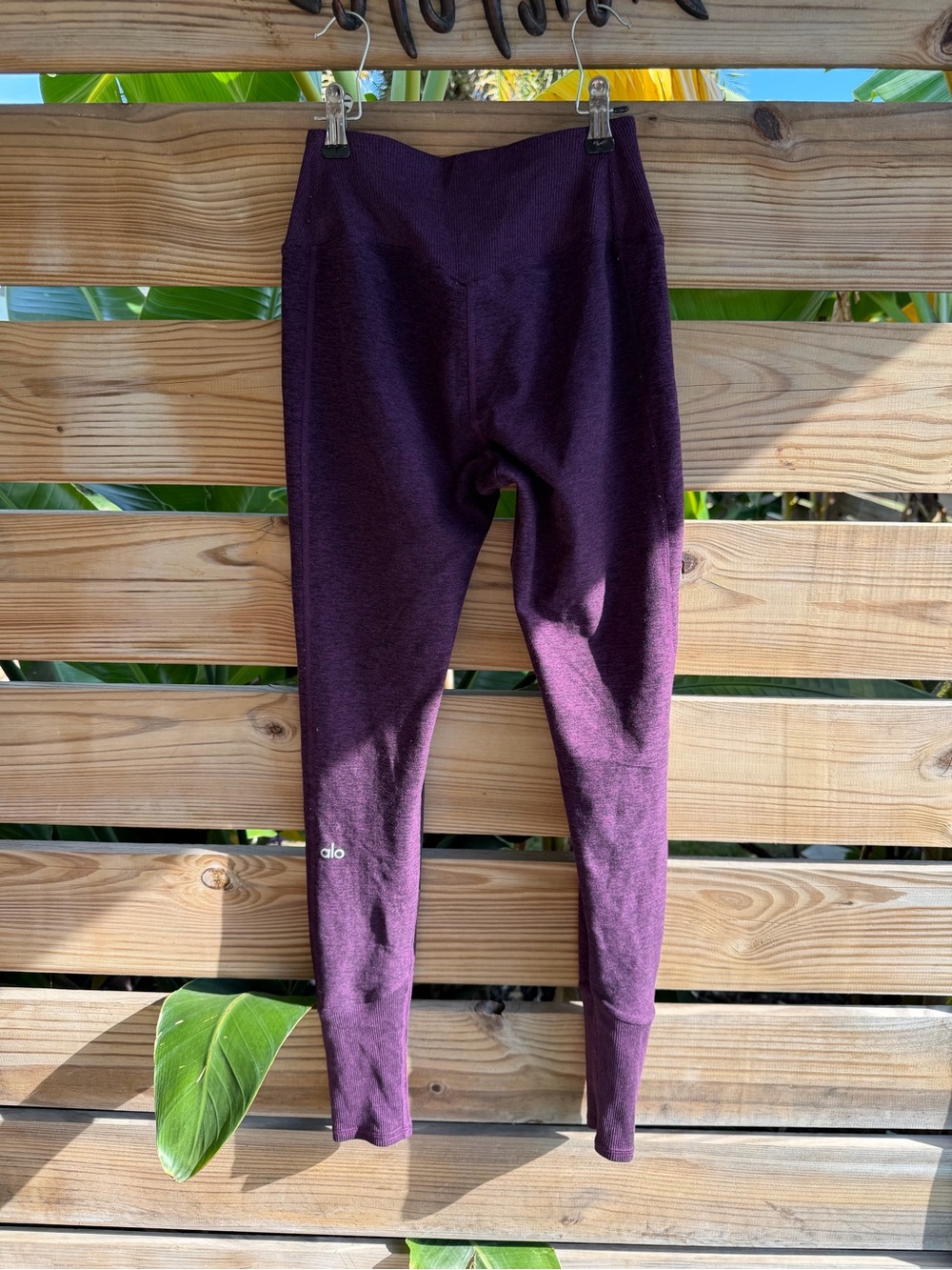 ALO Yoga Plum Purple High-Rise Leggings